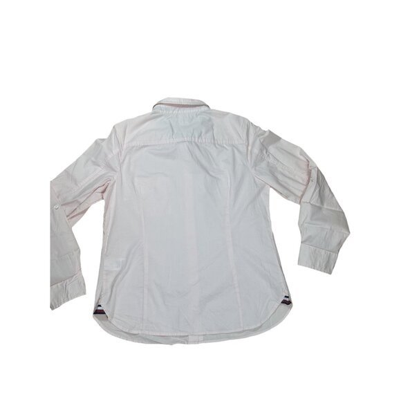 Tommy Hilfiger Button Up Shirt Ballerina Pink Women’s Large NWOT - Picture 4 of 10